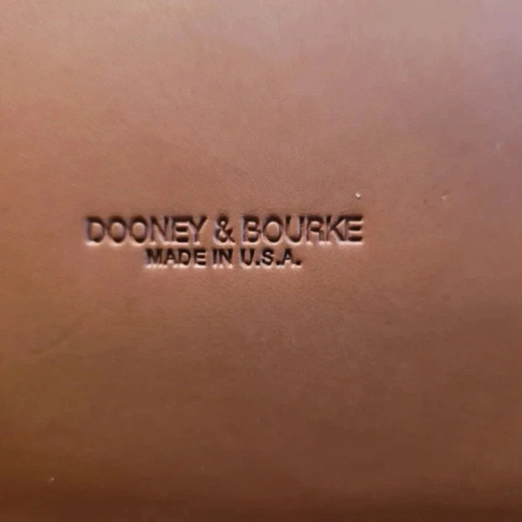 Dooney & Bourke Tan and Brown Satchel Bag - Picture 7 of 12